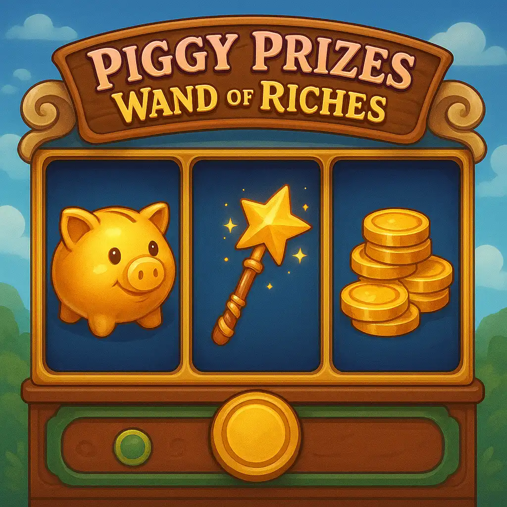 Piggy Prizes Wand of Riches slot game screenshot